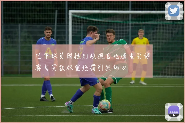 巴甲球员因性别歧视言论遭重罚停赛与罚款双重惩罚引发热议
