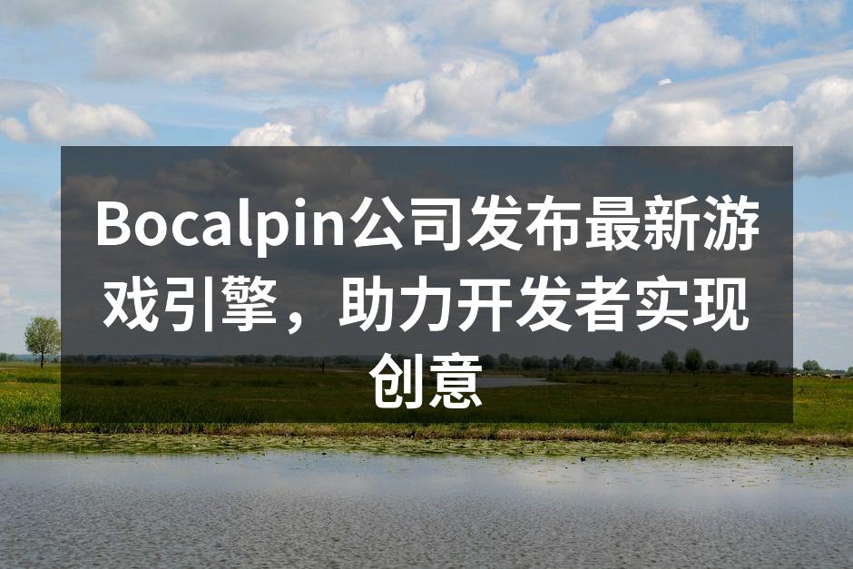 Bocalpin公司游戏引擎发布会现场
